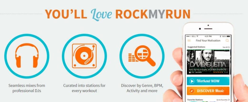 Benefits of using RockMyRun