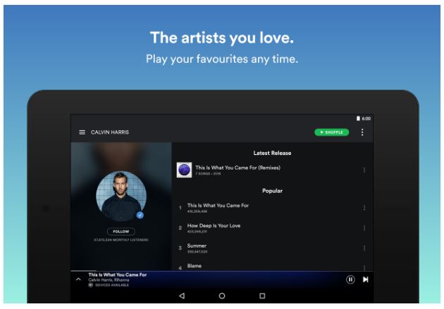 free spotify premium apk for android