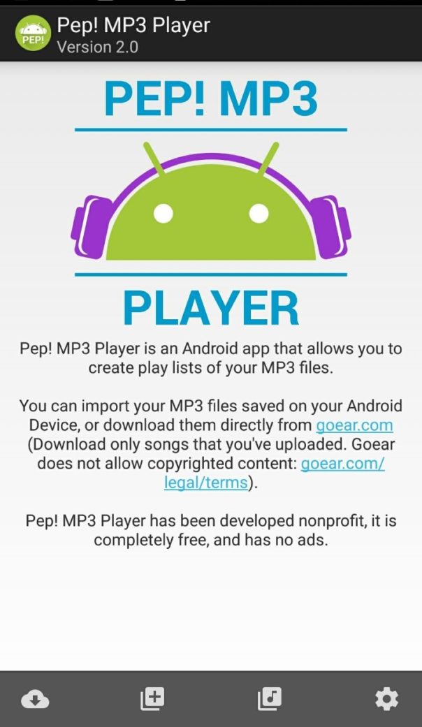 pep mp3 downloader android