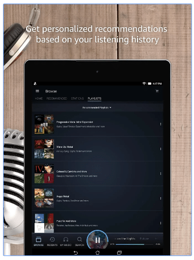amazon music personalize content