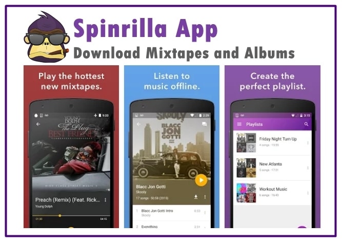 Download Mixtapes and Albums for Free with Spinrilla App