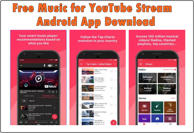 Free Music for YouTube Stream Android App Download