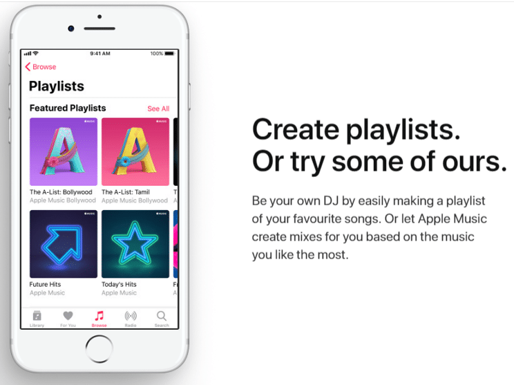 apple music Curated playlists